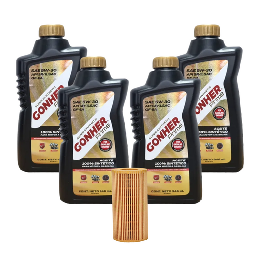 Kit Cambio De Aceite Beetle 2008 Al 2011 2.5 Gonher 5w30