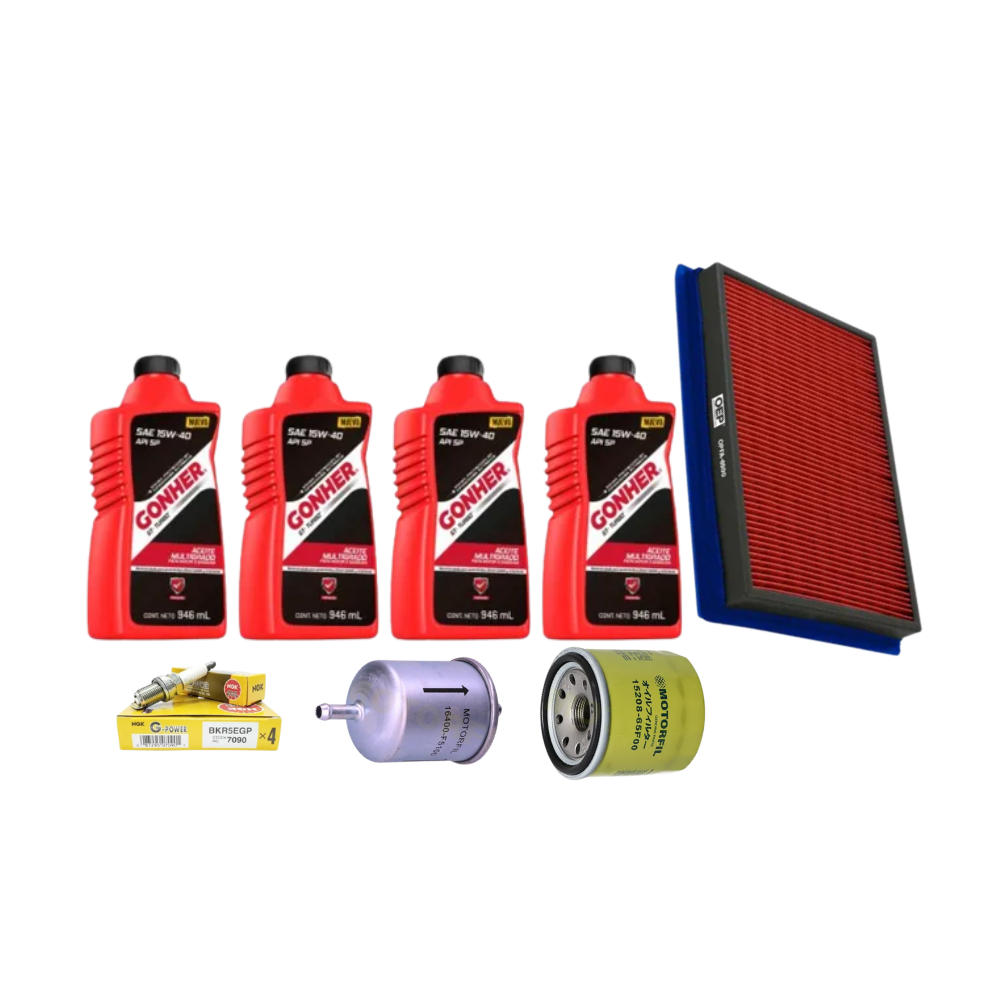 Kit Afinacion Sentra 1995 Al 1999 2.0l Gonher B/platino
