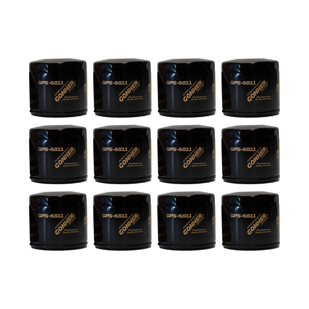 Filtros De Aceite Gps-6811 Gonher 12pz Mayoreo
