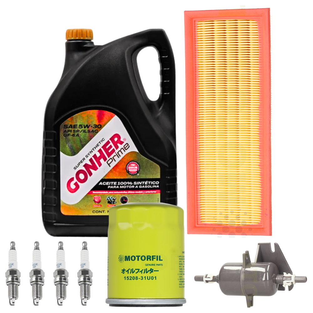 Kit Afinación Fiat Uno 1.4 2013-2020 5w30 Api Sp