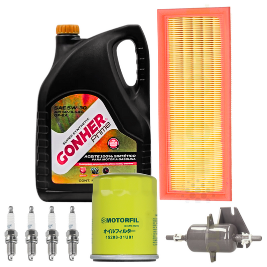 Kit Afinación Fiat Uno 1.4 2013-2020 5w30 Api Sp