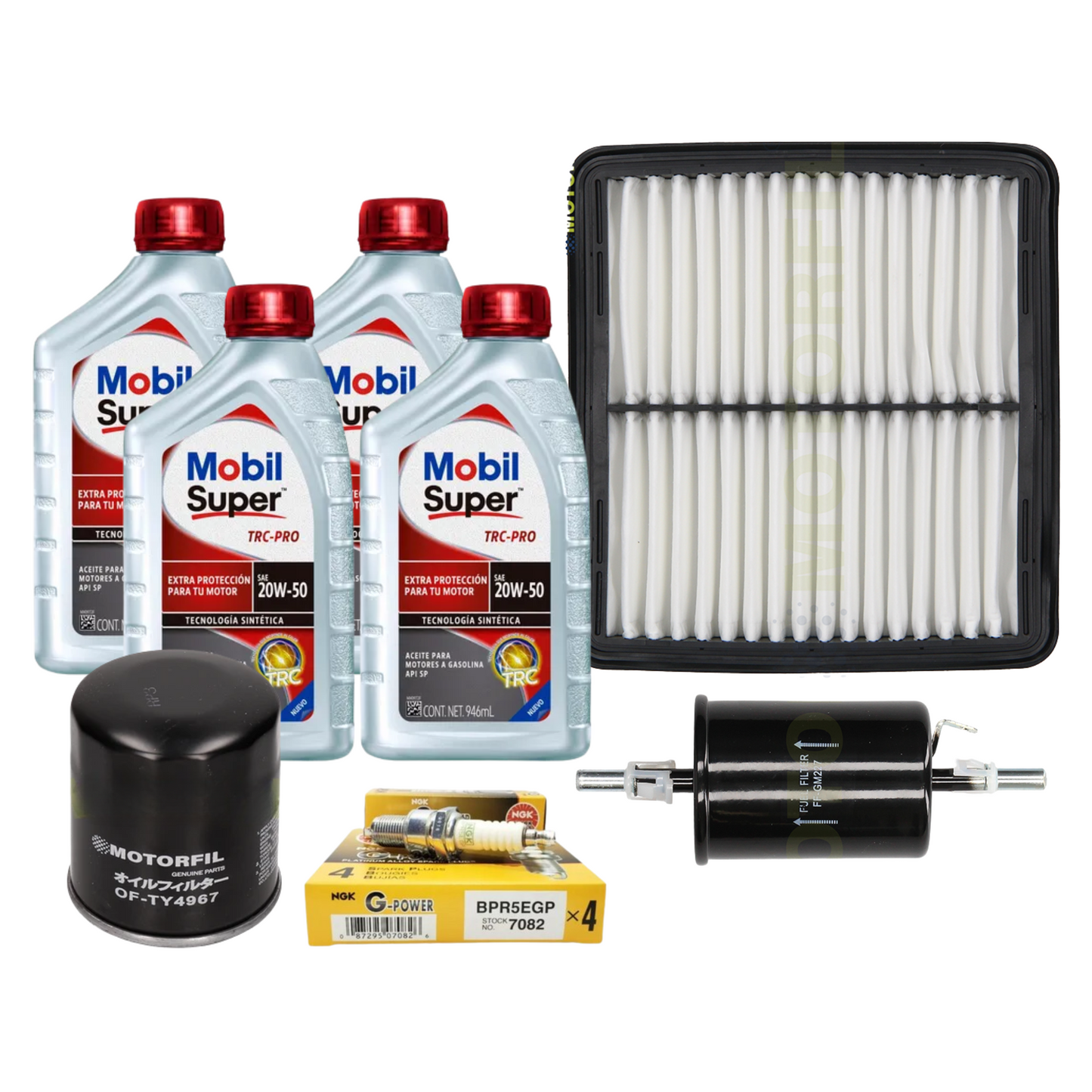 Kit De Afinacion Matiz 2003 Al 2005 1.0 20w50 Mobil