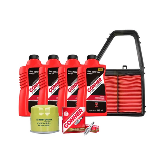 Kit De Afinacion Honda Civic 01-05 1.7l Bujía Gonher 20w50