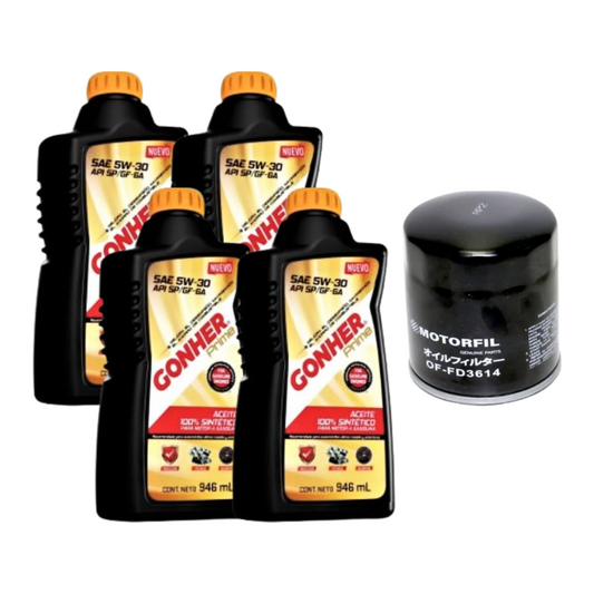 Kit Cambio De Aceite Virtus 2019 Al 2021 Aceite Gonher 5w30