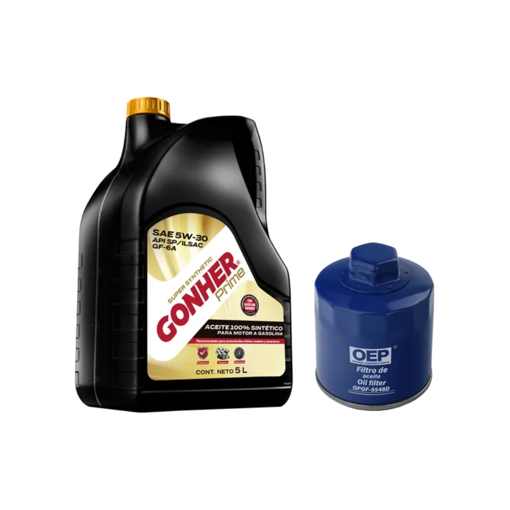 Kit Cambio De Aceite Lupo 2005 Al 2010 1.6 Gonher 5w30