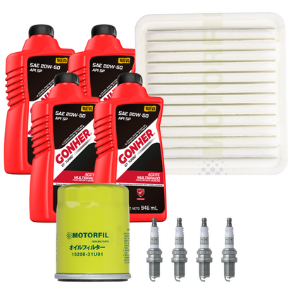 Kit Afinación Mitsubishi Galant 2004-2012 2.4l 4l B/p 20w50