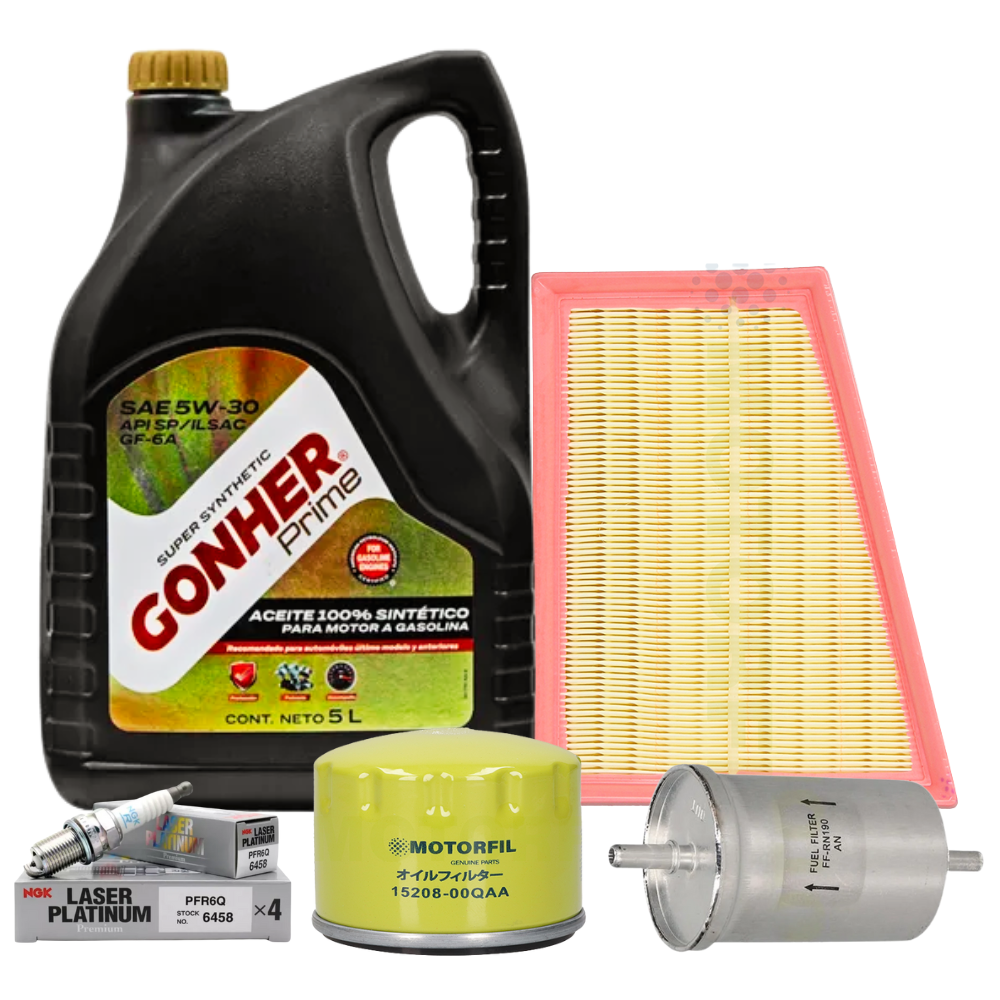 Kit Afinación Renault Megane 04-06 2.0l Turbo 4l 5w30 B/plat