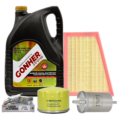 Kit Afinación Renault Megane 04-06 2.0l Turbo 4l 5w30 B/plat