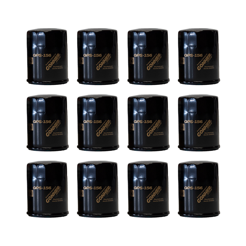 Filtros De Aceite Gps-156 Gonher 12pz Mayoreo