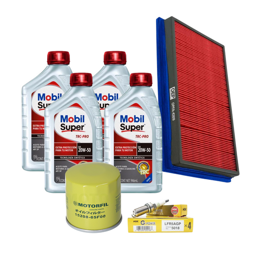 Kit De Afinacion Sentra 2001 Al 2003 1.8 L Mobil B/platino