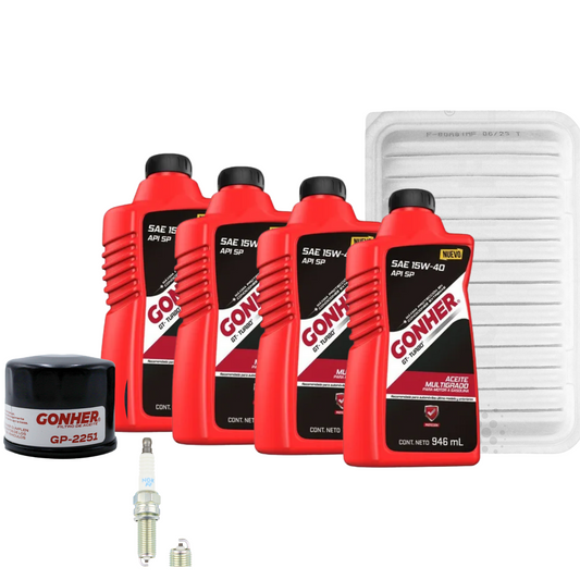 Kit Afinación Para Suzuki Ignis 1.2l 2017-2023 15w40 Gonher