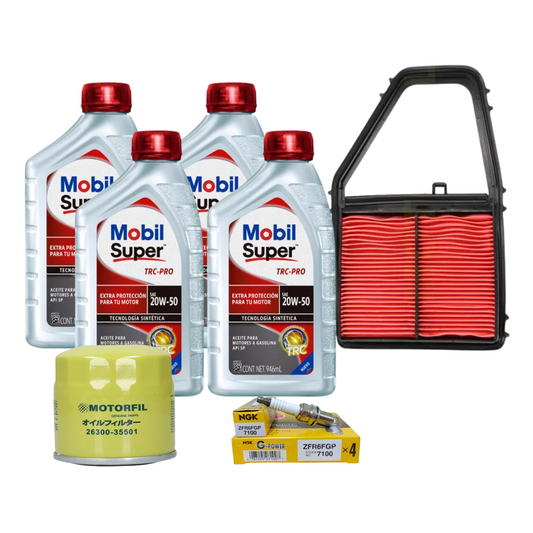 Kit De Afinacion Honda Civic 01-05 1.7l Mobil 20w50
