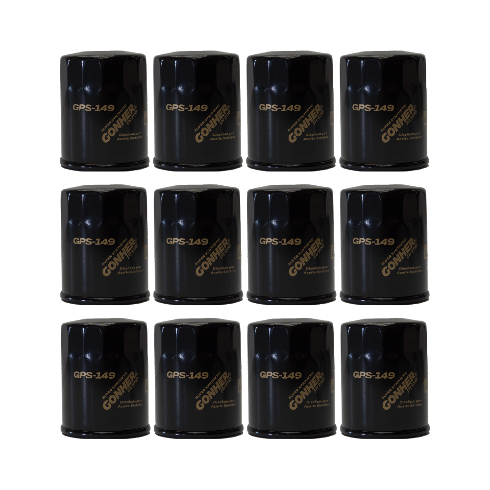Filtros De Aceite Gps-149 Gonher 12pz Mayoreo