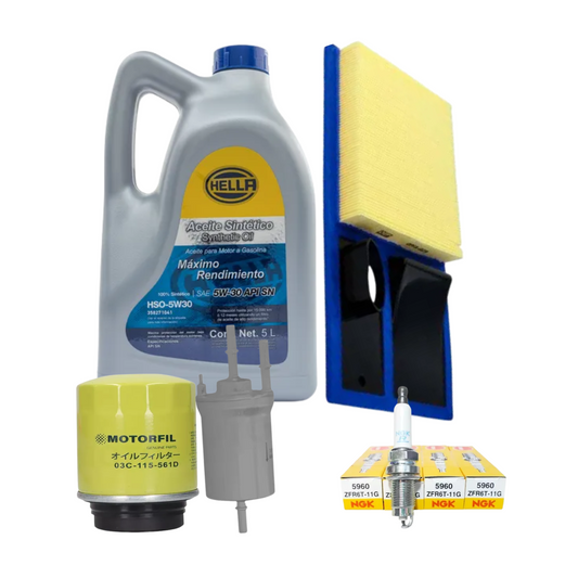 Kit De Afinación Vento 2014 Al 2021 1.6 Aceite Hella 5w30