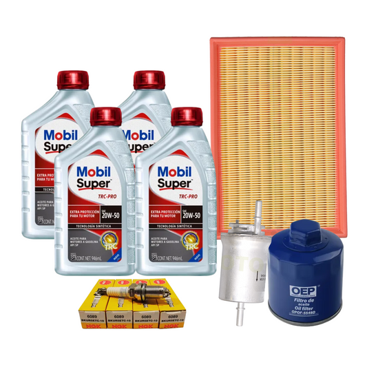 Kit De Afinación Polo 2003 Al 2006 1.6 Mobil 20w50