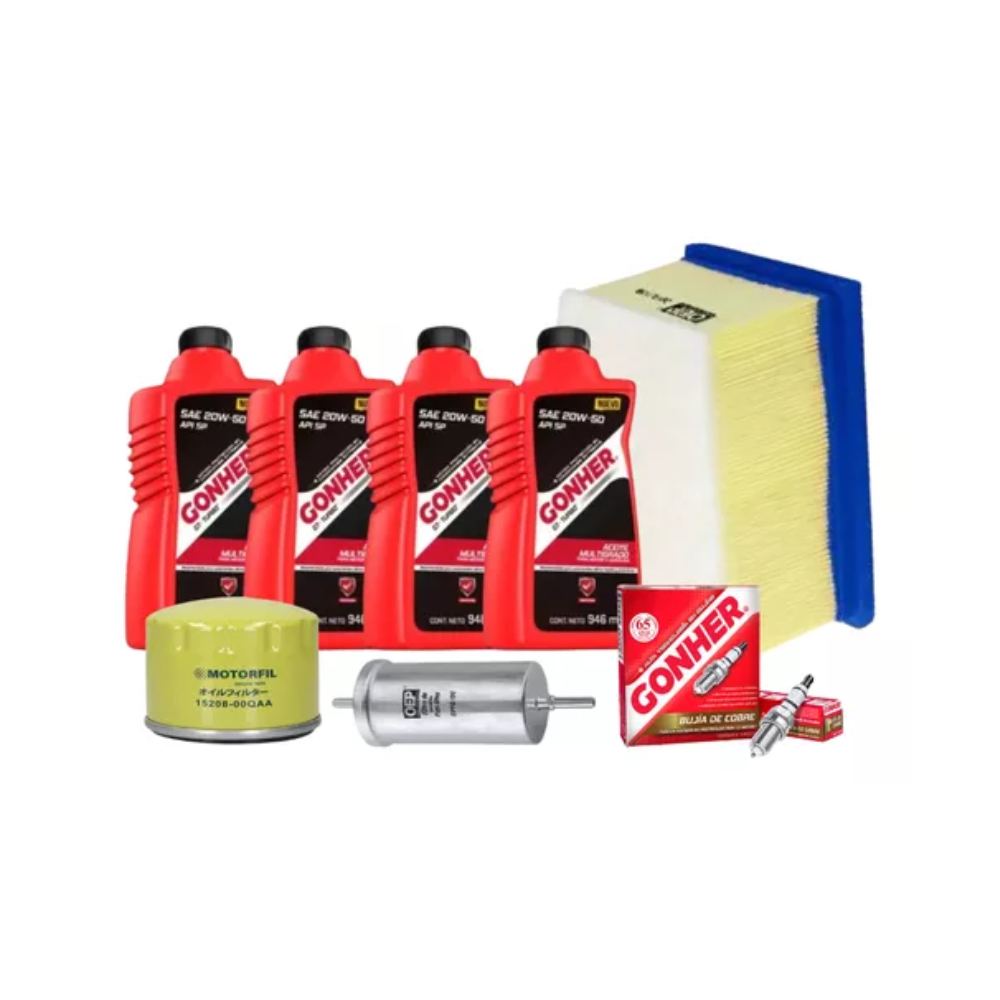 Kit De Afinacion Platina 2002 Al 2010 1.6 L 20w50 Bujía Gco