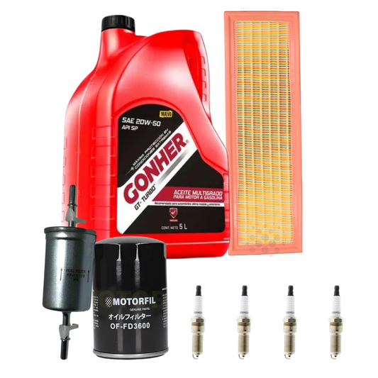 Kit Afinacion Ford Fiesta 2003-2010 1.6 Gonher 20w50 5l