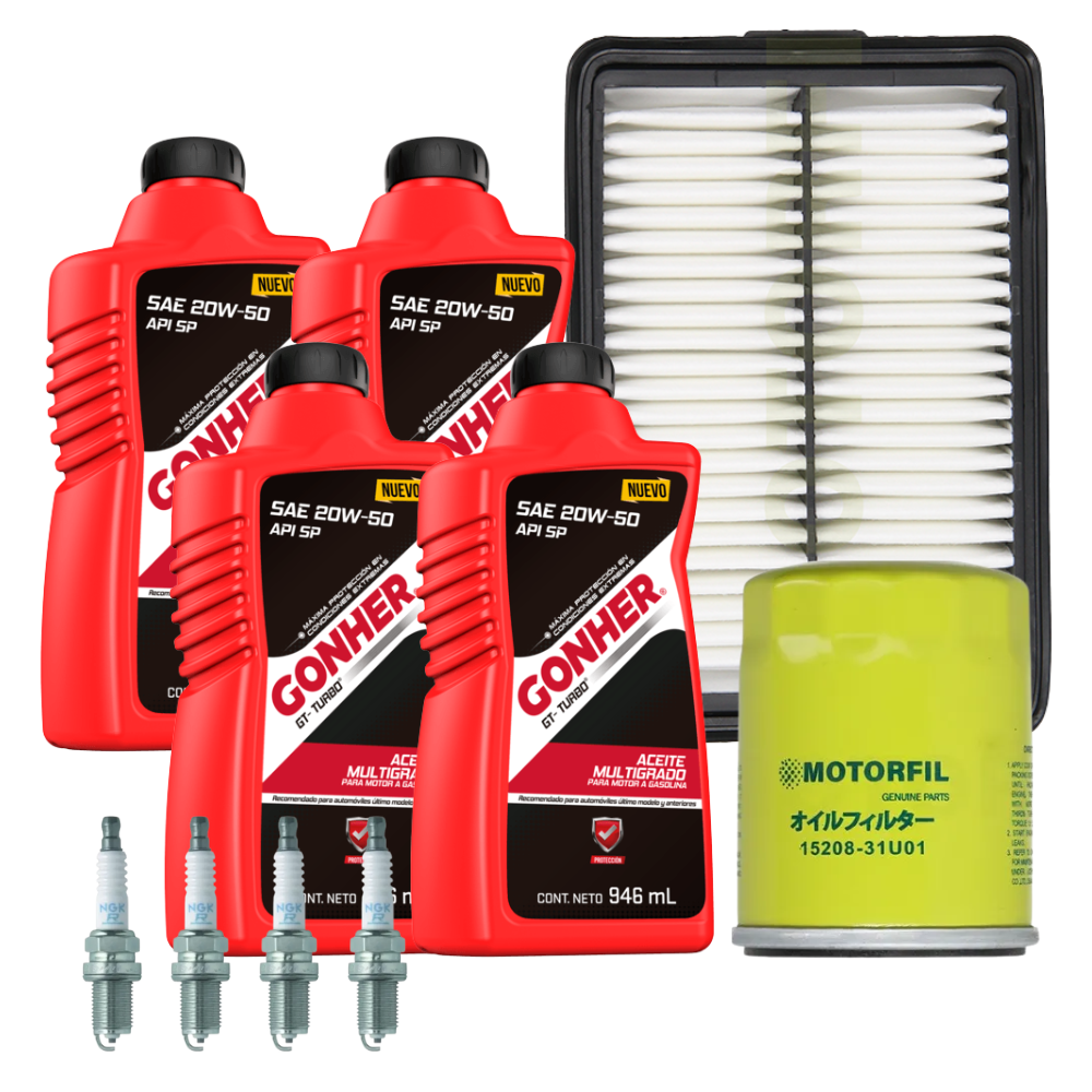 Kit Afinación Mitsubishi Mirage 1997-2002 1.8l 4l 20w50