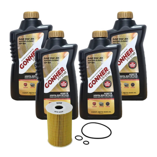 Kit Cambio De Aceite Amarok 2010 Al 2012 2.0 Gonher 5w30