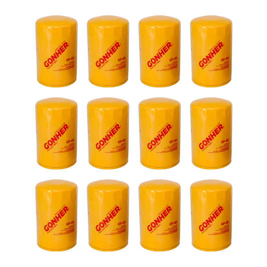 Filtros De Aceite Gp-48 Gonher 12pz Mayoreo