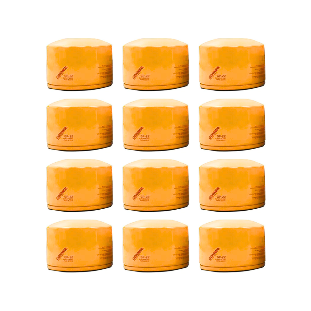 Filtros De Aceite Gp-22 Gonher 12pz Mayoreo