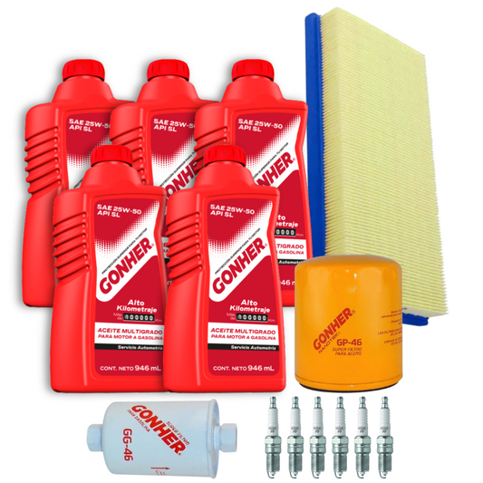 Kit Afinación Gmc Safari 1996-2002 4.3L V6 Vortec 25w50