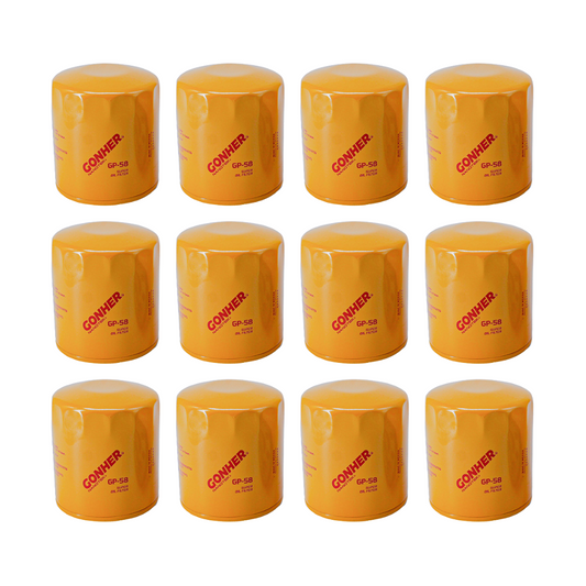 Filtros De Aceite Gp-58 Gonher 12pz Mayoreo