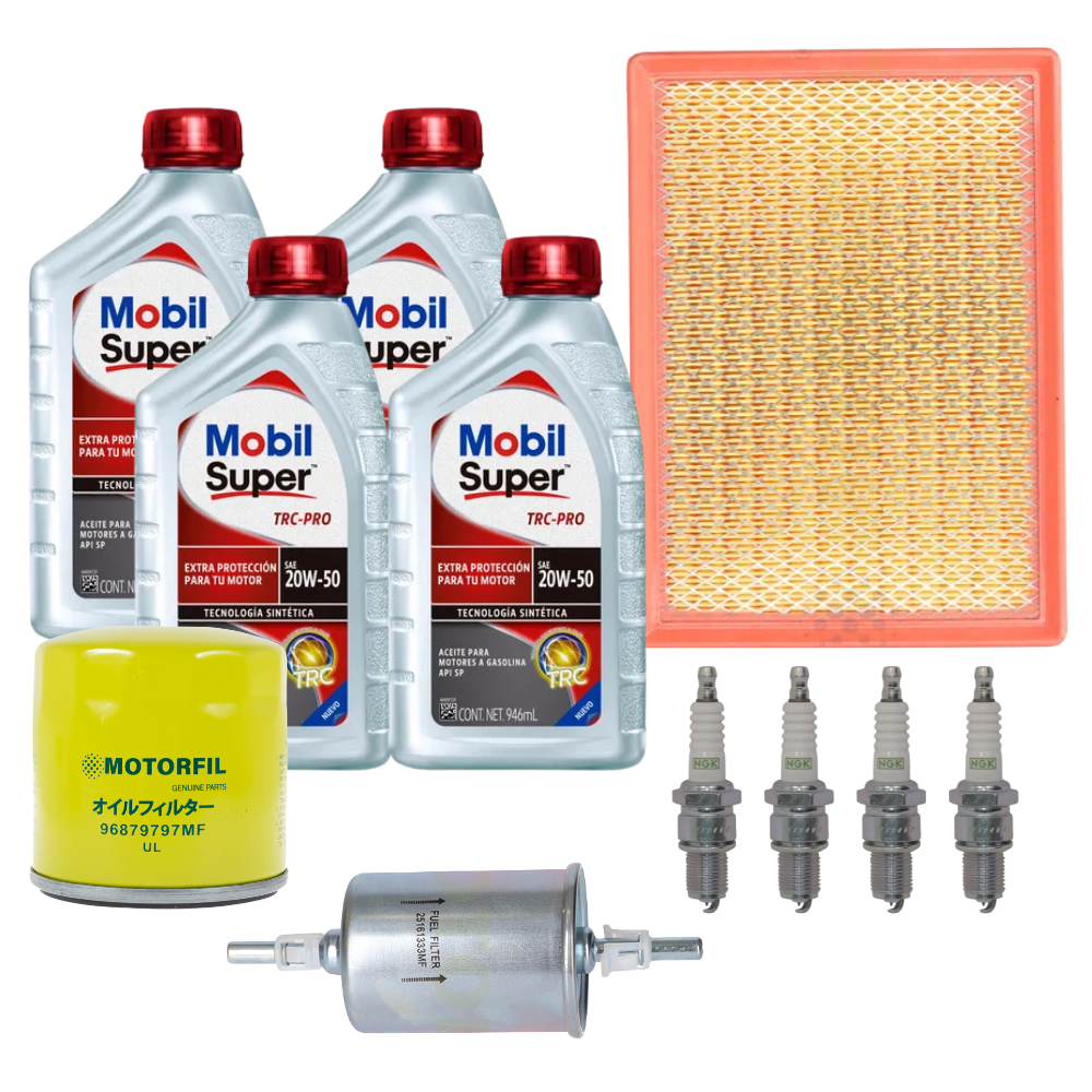 Kit De Afinación Meriva 2004-2008 1.8 20w50 Mobil
