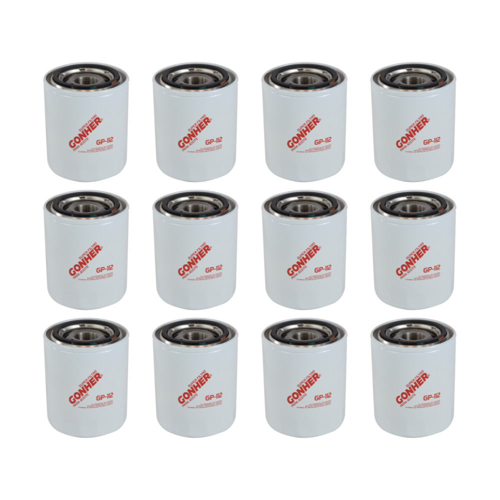 Filtros De Aceite Gp-112 Gonher 12pz Mayoreo