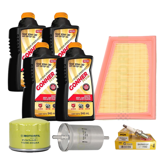 Kit De Afinacion Platina 2002 Al 2010 1.6 L Gonher 10w30