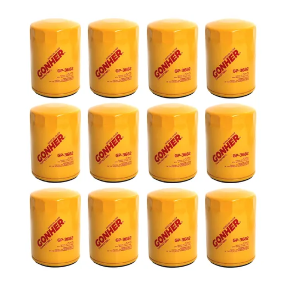 Filtros De Aceite Gp-3682 Gonher 12pz Mayoreo