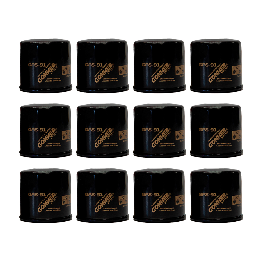 Filtros De Aceite Gps-91 Gonher 12pz Mayoreo