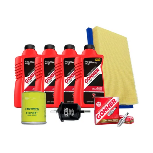 Kit De Afinacion Verna 2004-2006 1.5 1.6 Bujía Gonher 20w50
