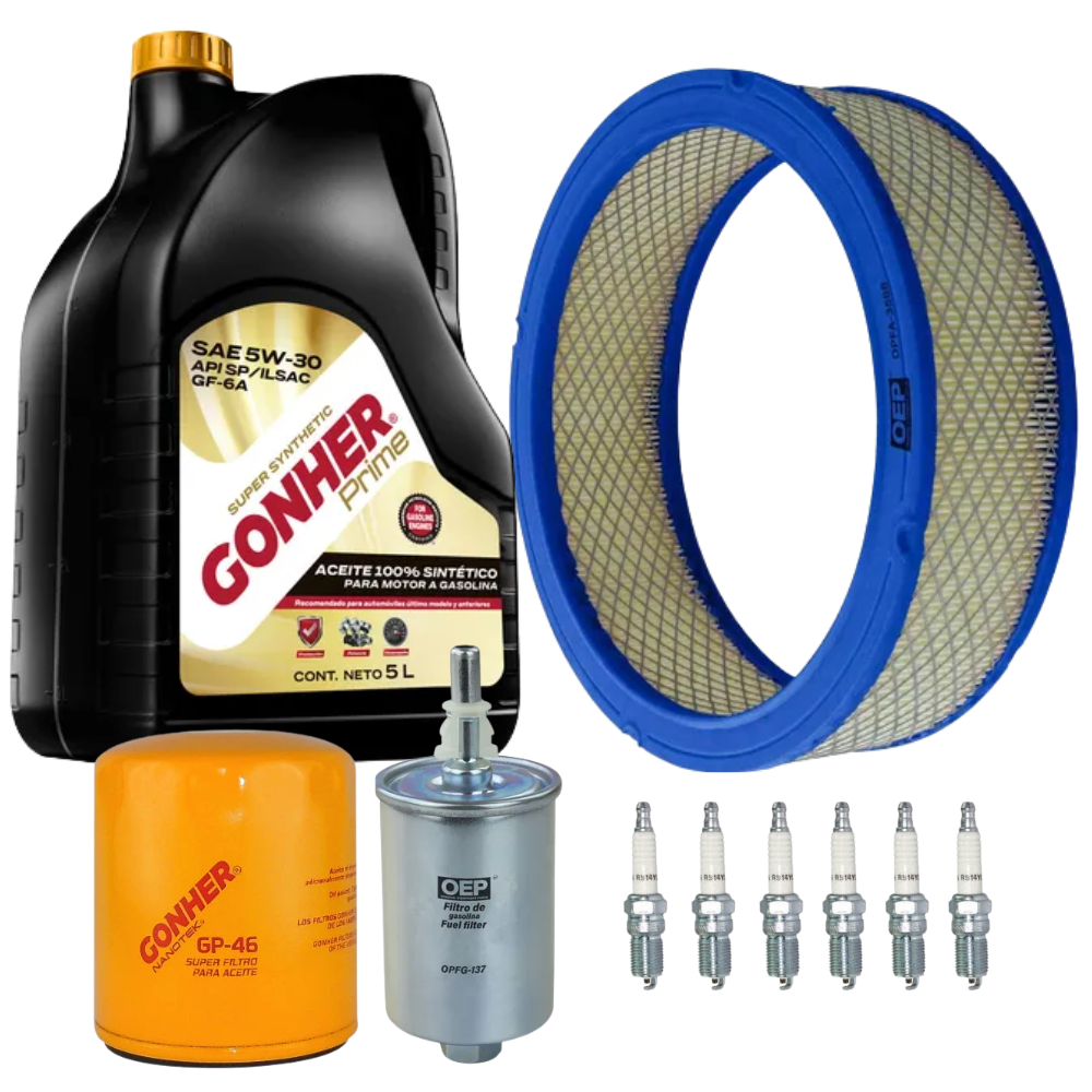 Kit Afinación Gmc Savana 1500 / 2500 1997-2000 4.3l 6v 5w30