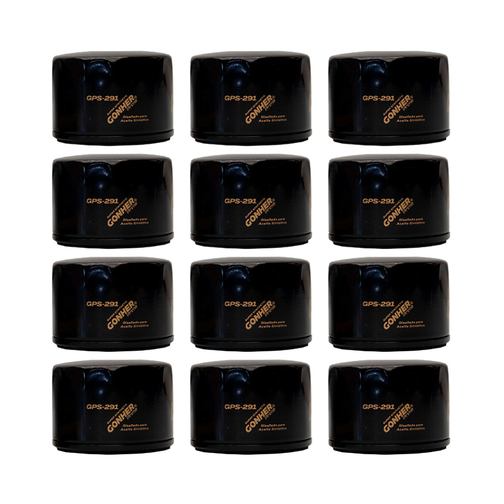 Filtros De Aceite Gps-291 Gonher 12pz Mayoreo