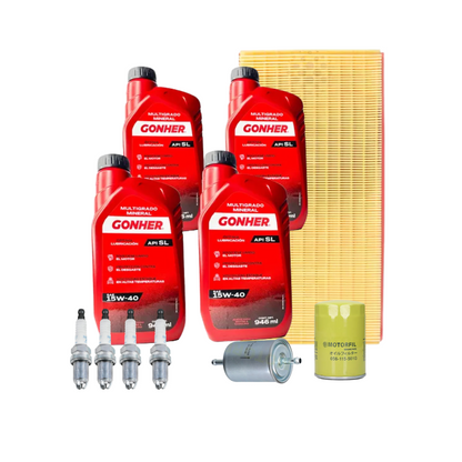 Kit De Afinación Jetta A4 Mk4 2000 Al 2010 2.0 Gonher 15w40
