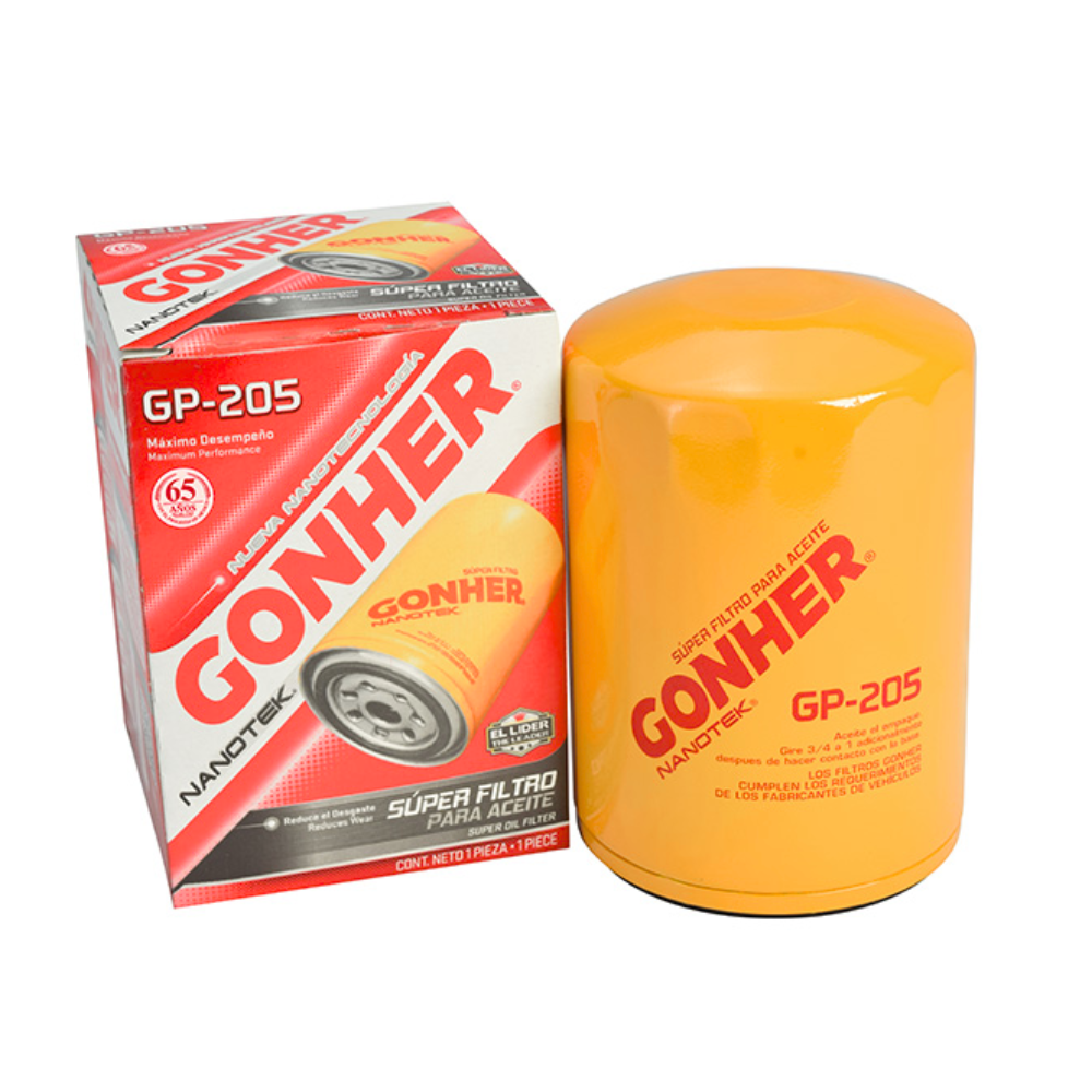 Filtros De Aceite Gp-205 Gonher 12pz Mayoreo