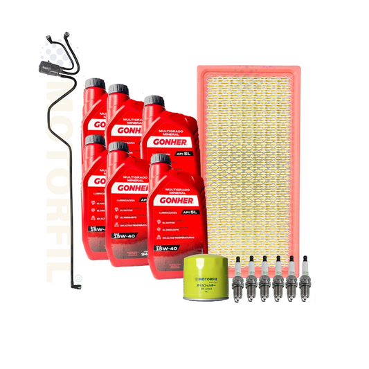 KIT DE AFINACION TOWN & COUNTRY LX LIMITED 97-01 3.8L GONHER 15W40