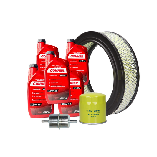 Kit De Afinacion Dart 1978 Al 1982 3.7 Gonher 15w40