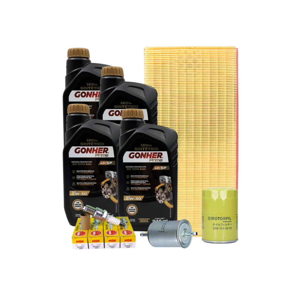 Kit De Afinación Jetta A4 Mk4 2000 Al 2010 2.0 Ghoner 5w30