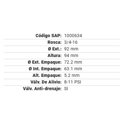 Filtros De Aceite Gp-9 Gonher 12pz Mayoreo