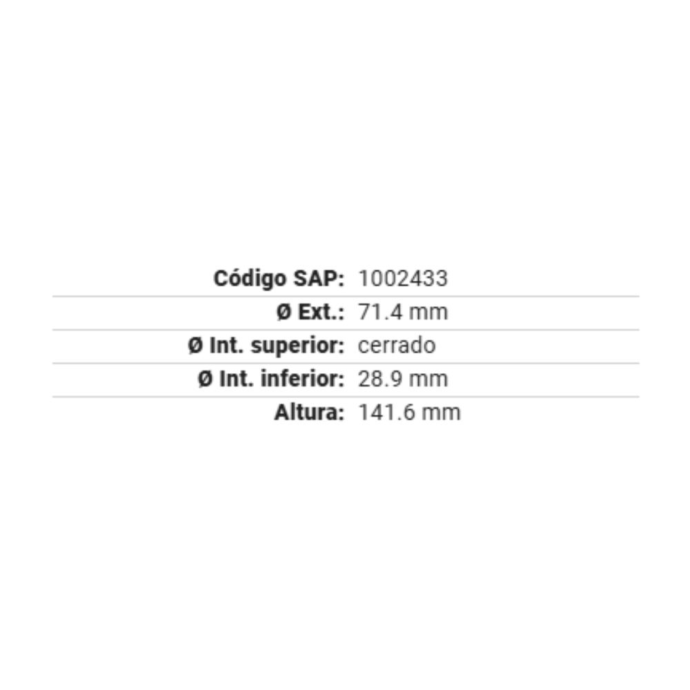 Filtro De Aceite G-466 Gonher 12 Pzas Mayoreo