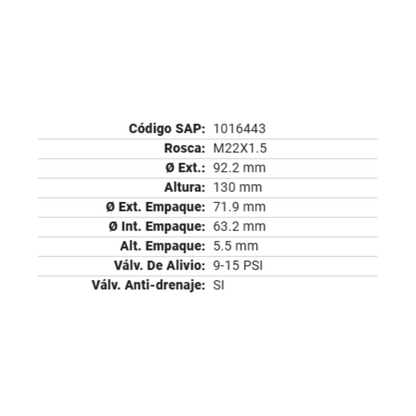 Filtro De Aceite Gp-109 Gonher 12 Pzas Mayoreo