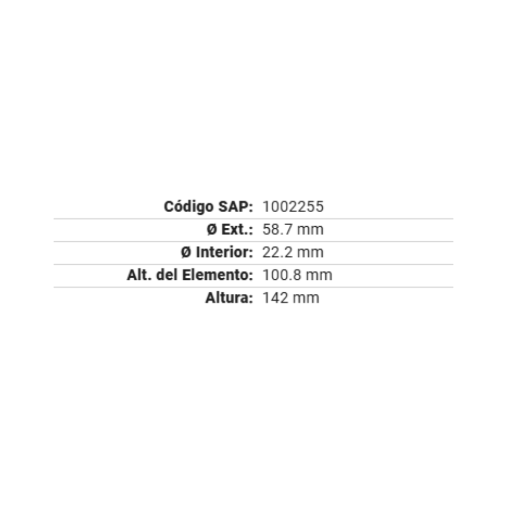 Filtro De Aceite G-141 Gonher 12 Pzas Mayoreo