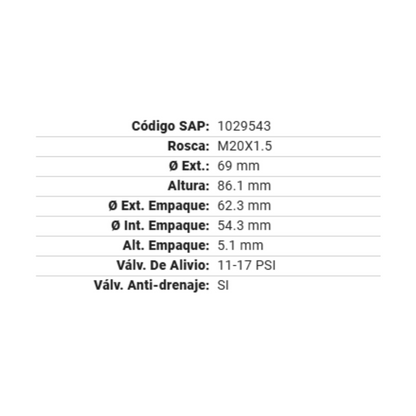 Filtros De Aceite Gps-149 Gonher 12pz Mayoreo