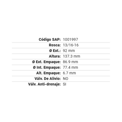 Filtros De Aceite Gp-205 Gonher 12pz Mayoreo