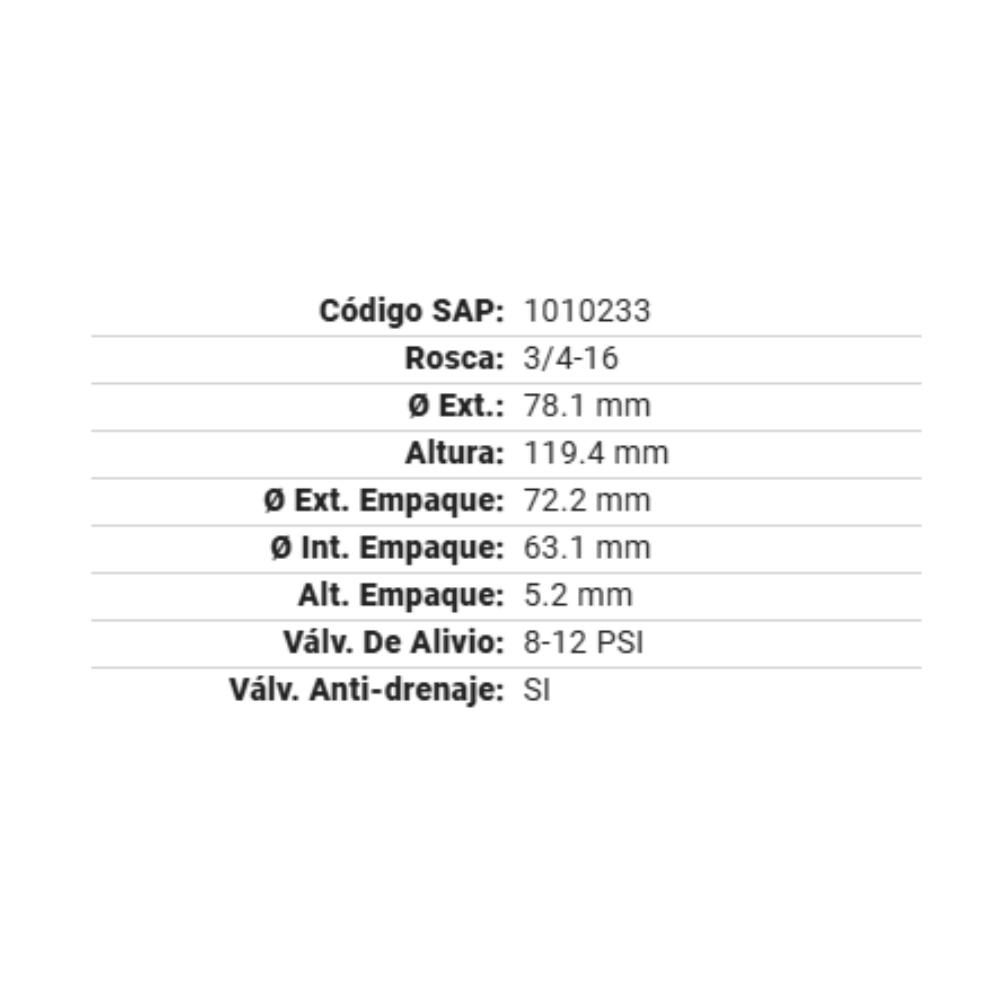 Filtros De Aceite Gp-3600 Gonher 12pz Mayoreo