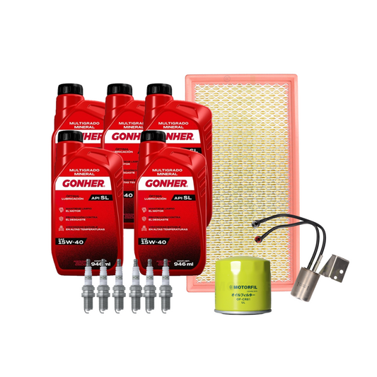 Kit De Afinacion Cirrus 1995 Al 1997 2.5 Gonher 15w40