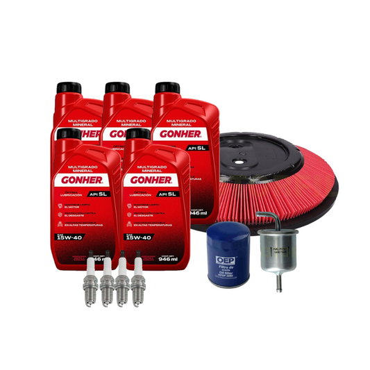 Kit De Afinacion Nissan D21 1993-2004 2.4l Gonher 15w40