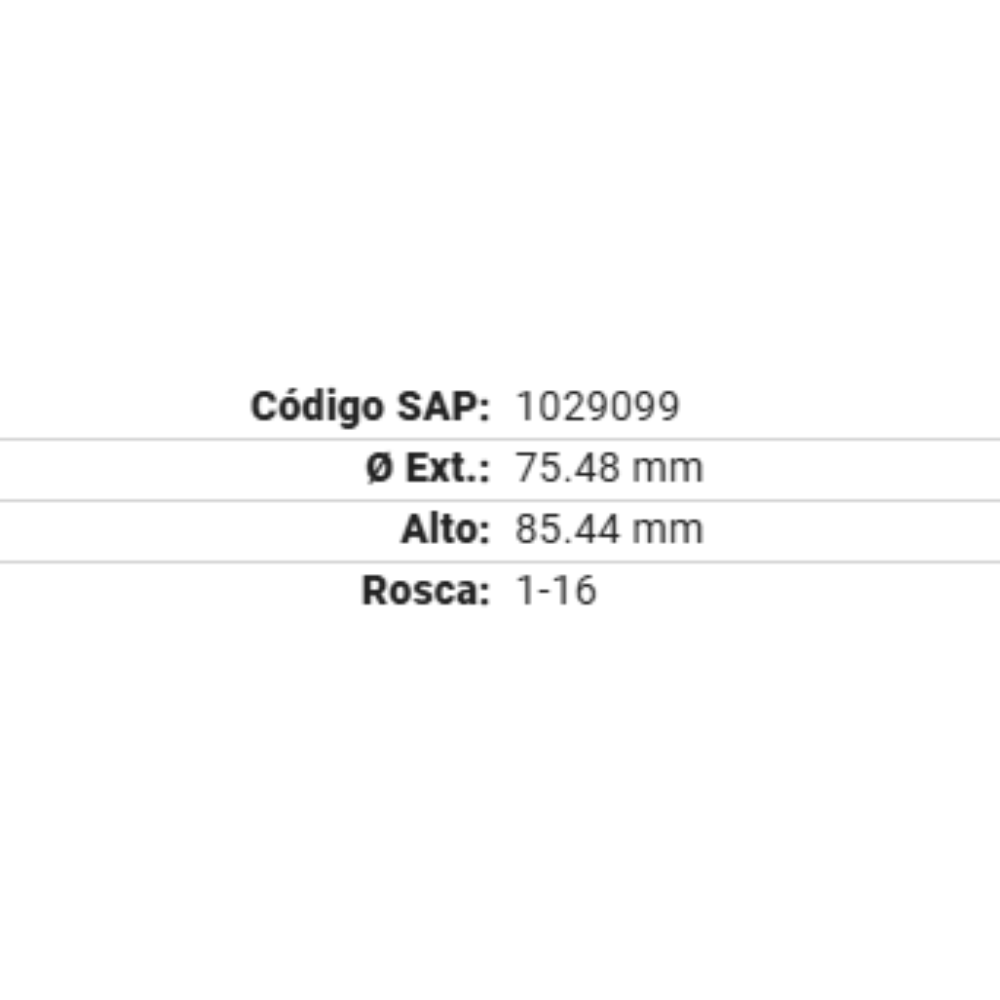 Filtros De Aceite Gp-2351 Gonher 12pz Mayoreo
